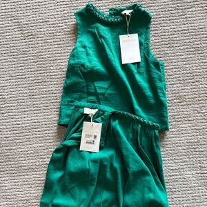 Sezane Soraya Emerald green editions set